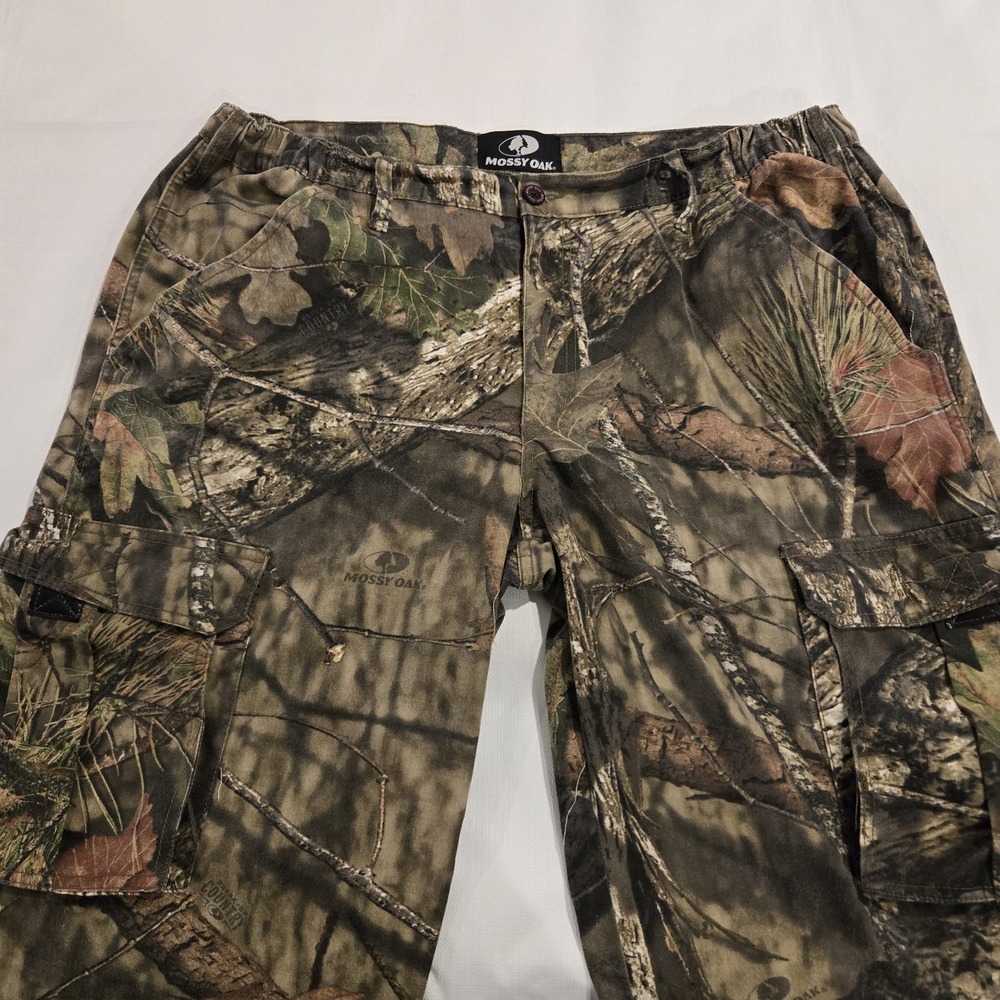 Mossy Oak Men's Woodland Camouflage Hunting Outdoor Pants Size 2XL XXL